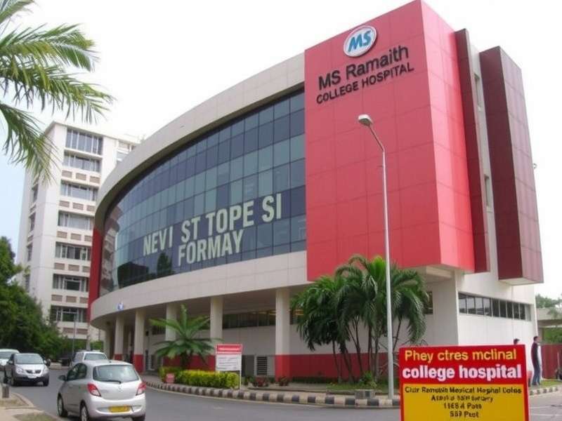 MS Ramaiah Hospital Modern Building Exterior